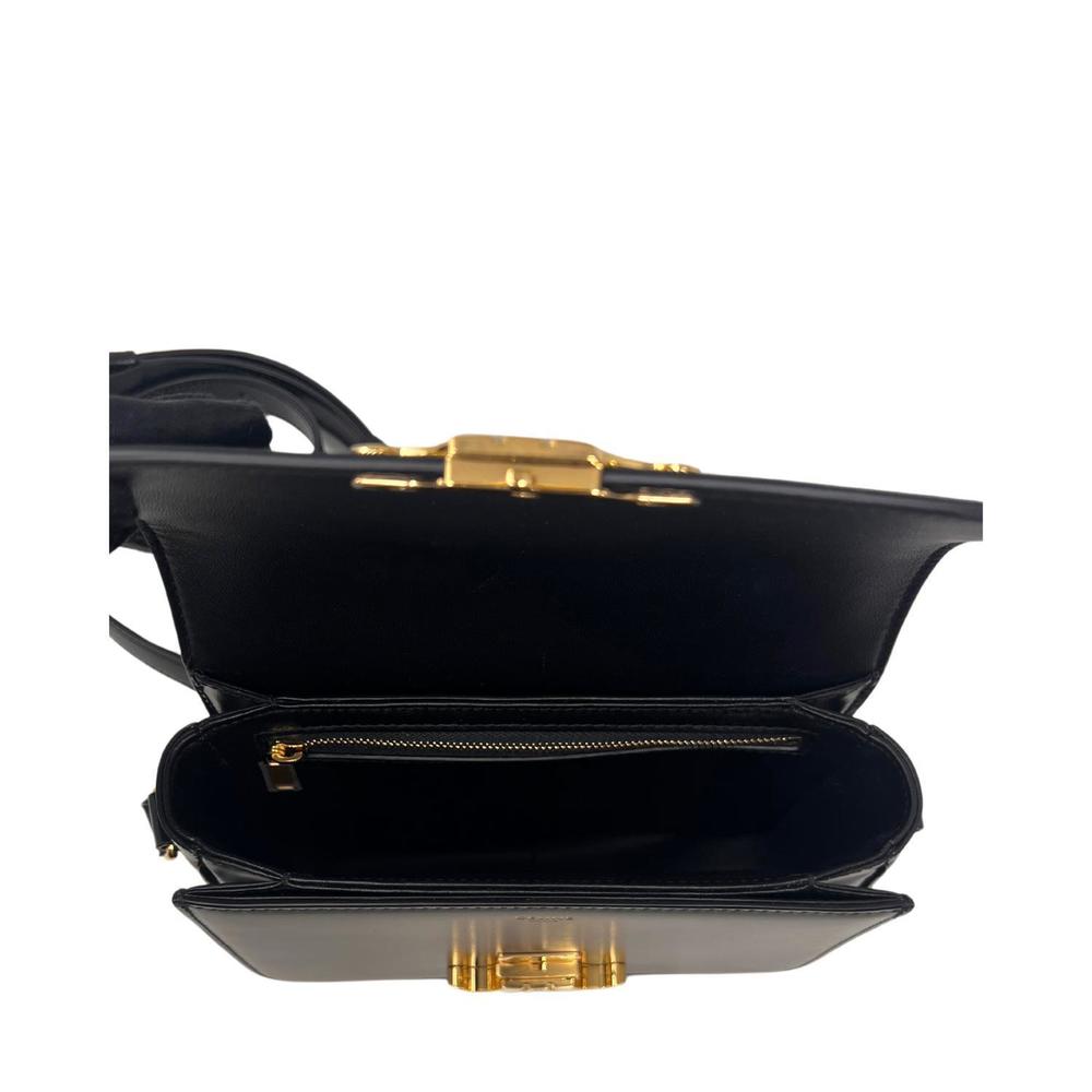 CELINE pre-loved teen triomphe bag in black - Picture 5 of 12